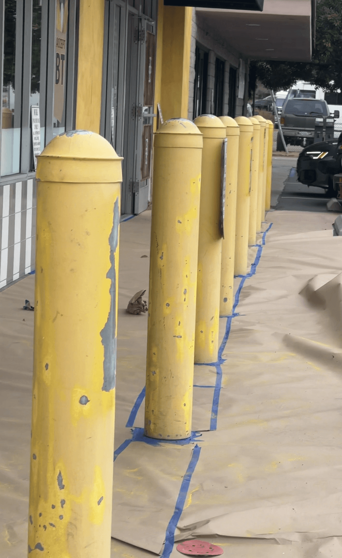 Bollard Restoration #2 - Before