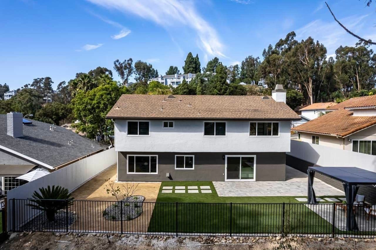 Exterior painting - backyard full view