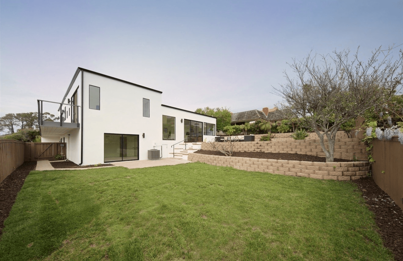 Modern home exterior - backyard