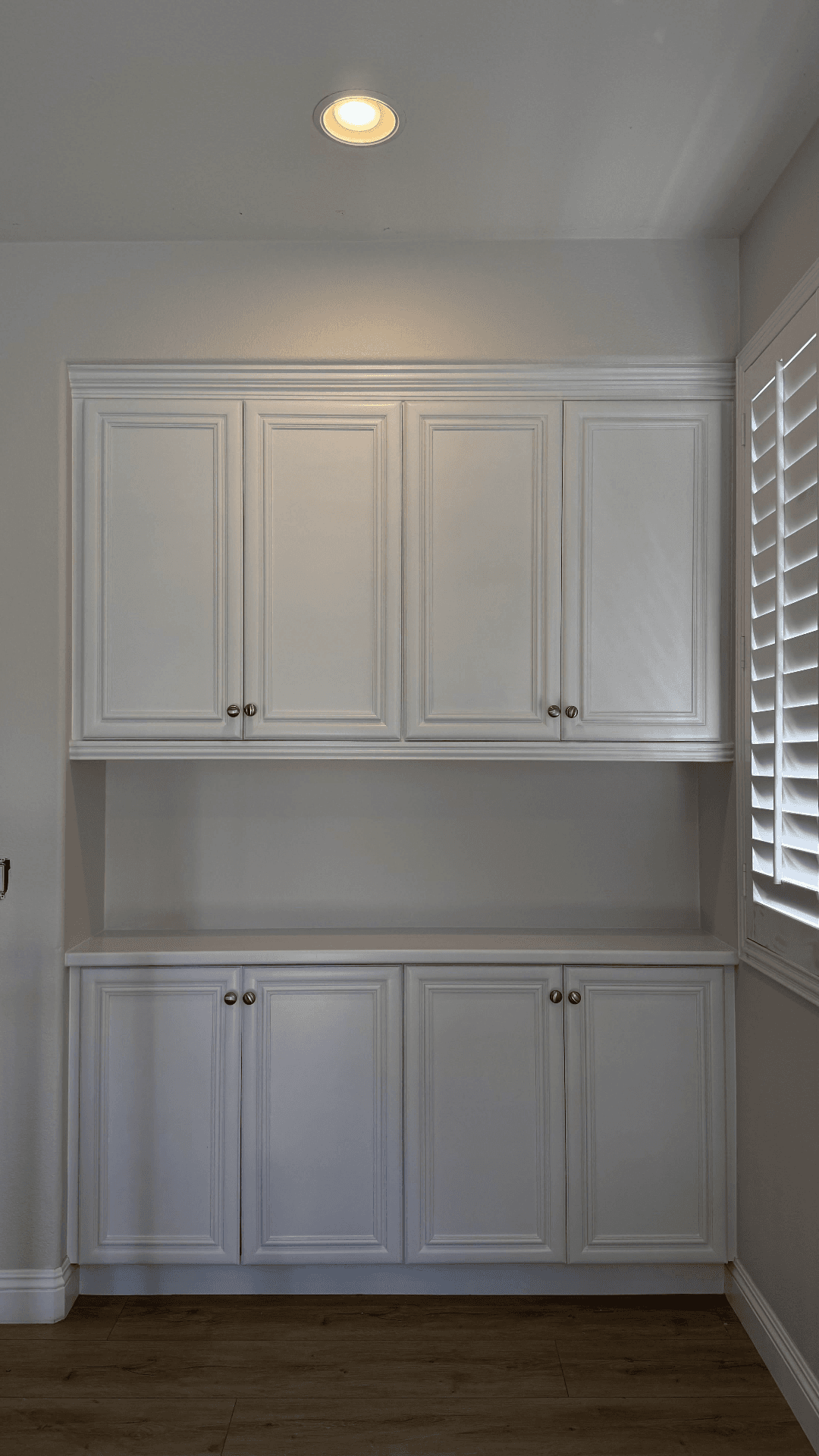 Built-In Cabinet Refinish - After