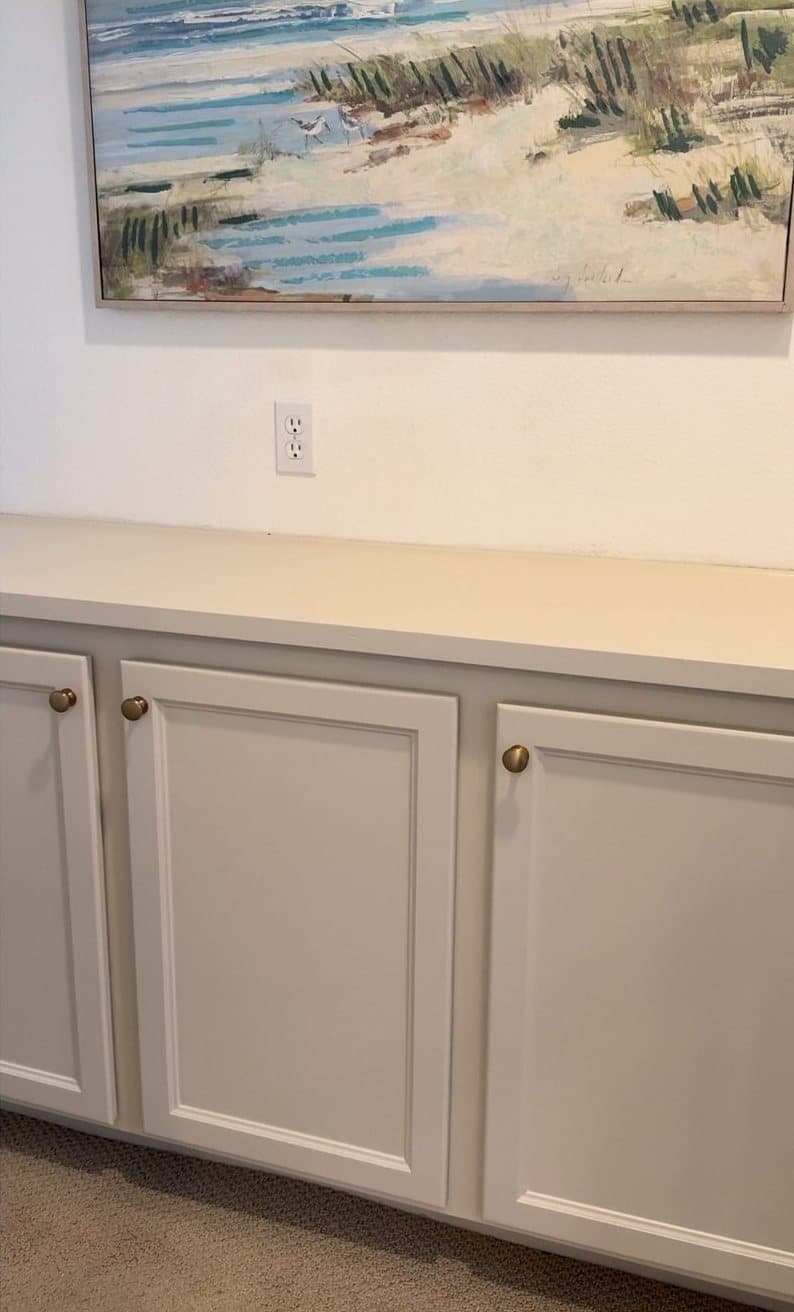 Bedroom built-in after refinishing