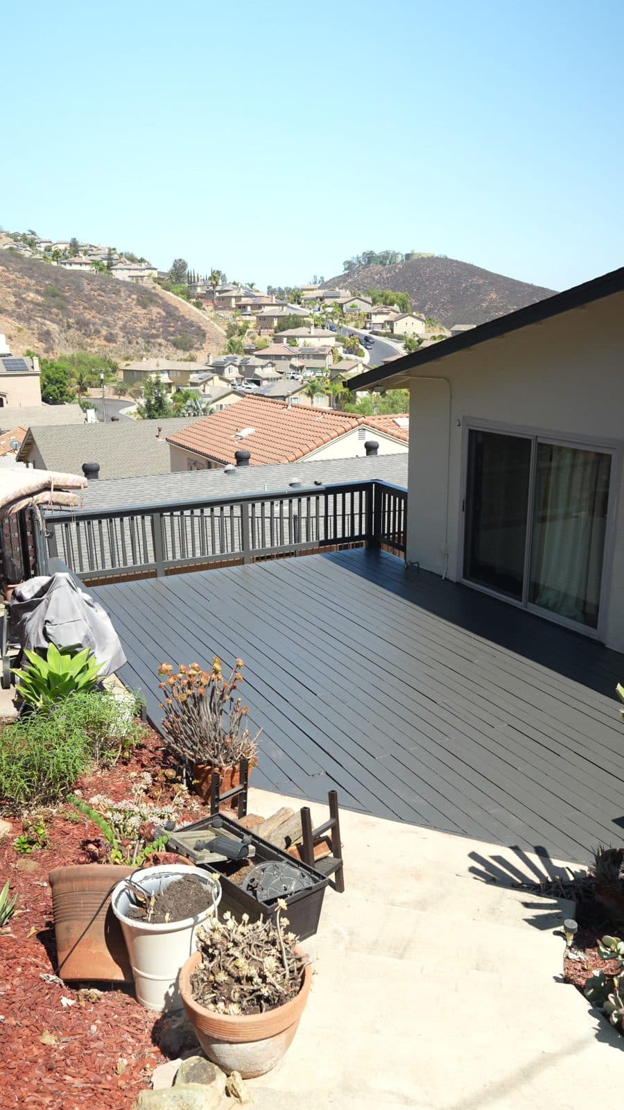 Rear elevation after exterior painting