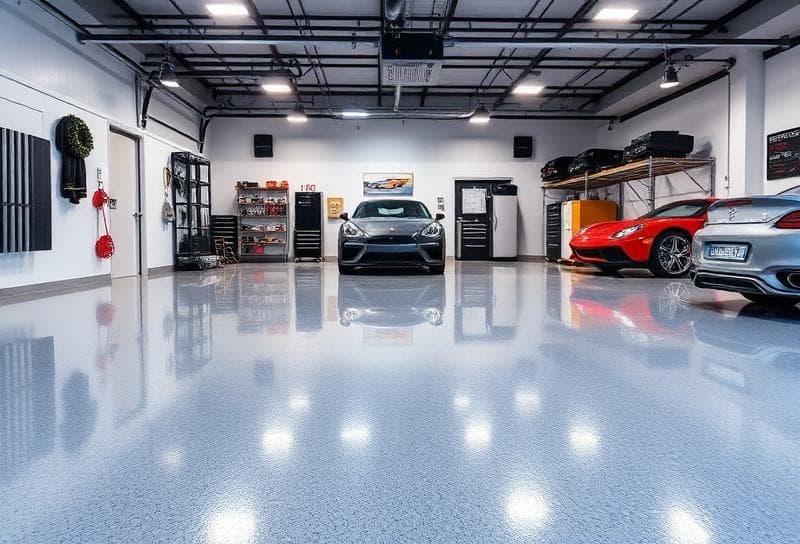 Epoxy Flooring vs. Traditional Garage Floors